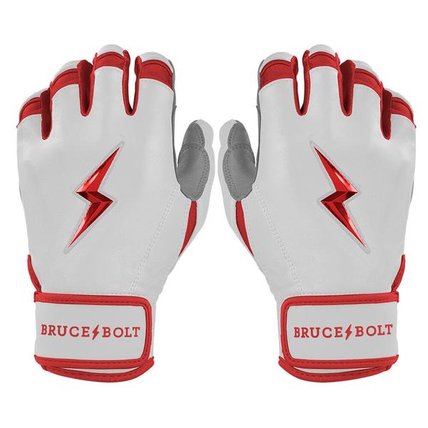 Bruce Bolt Chrome Series Short Cuff Batting Gloves