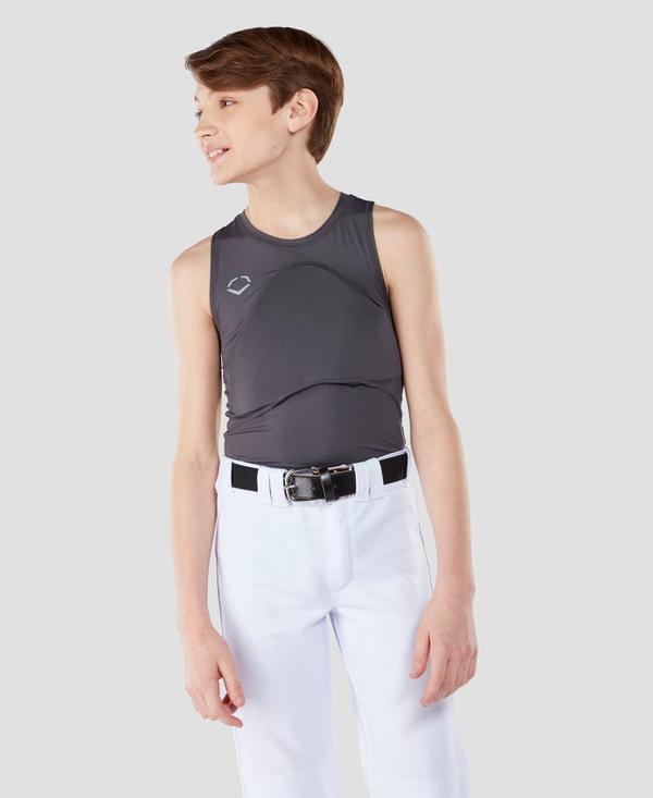 Evoshield Boys Sleeveless Chest Guard Shirt Chest Protector
