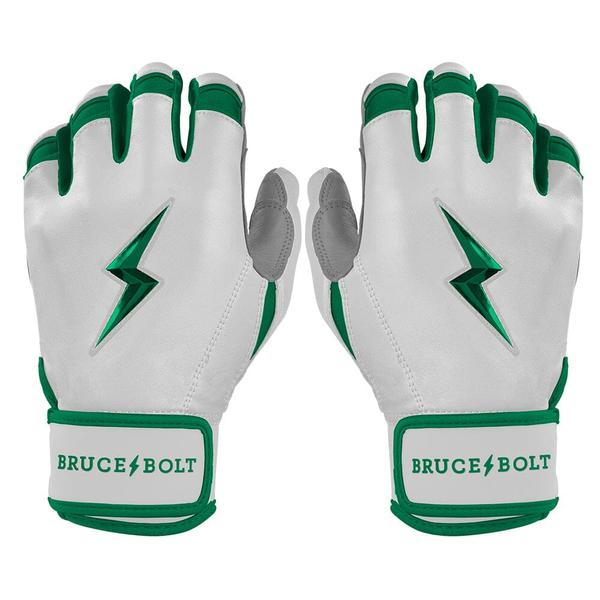 Bruce Bolt Chrome Series Short Cuff Batting Gloves