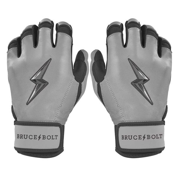 Bruce Bolt Grey Series Short Cuff Batting Gloves