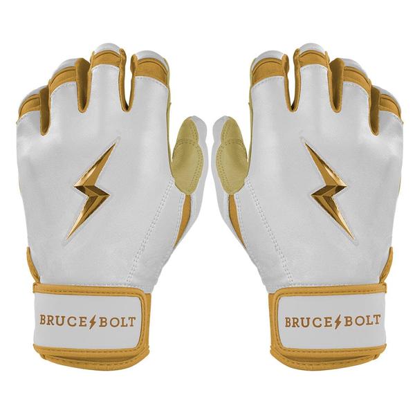 Bruce Bolt Gold Series Short Cuff Batting Gloves
