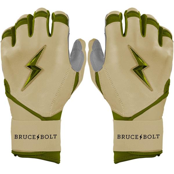 Bruce Bolt Patriot Series Long Cuff Batting Gloves
