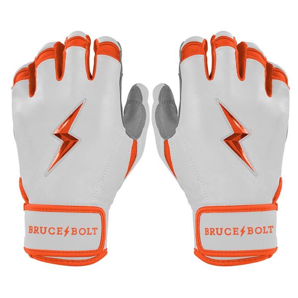 Bruce Bolt Chrome Series Short Cuff Batting Gloves