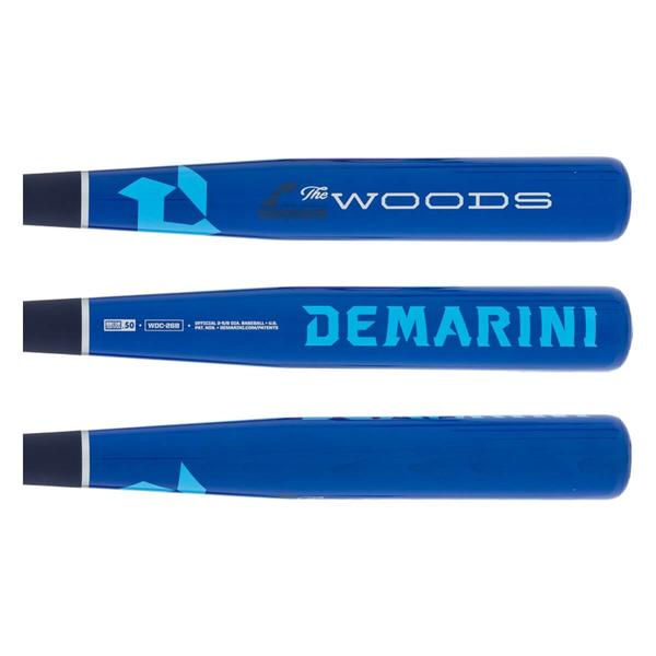 2026 DeMarini The Woods Blue Composite Wood BBCOR Baseball Bat