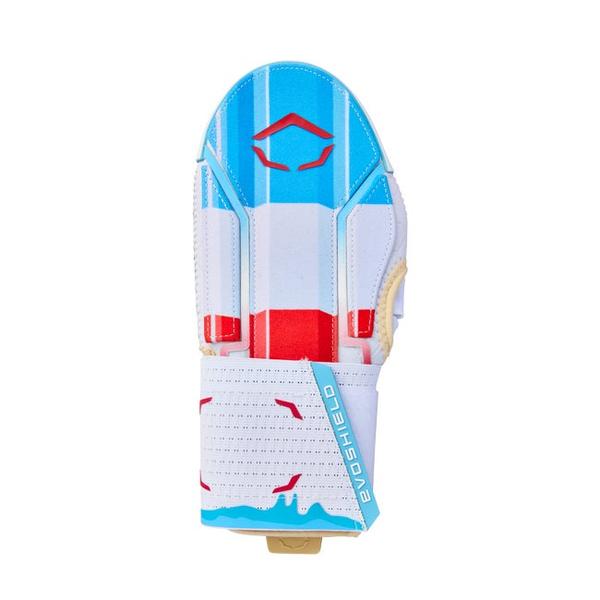 Evoshield X SRZ Red, White & Ice 2.0 Sliding Mitt