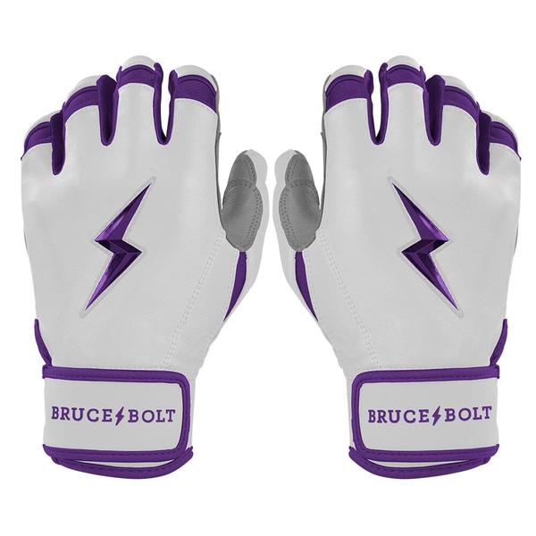 Bruce Bolt Chrome Series Short Cuff Batting Gloves