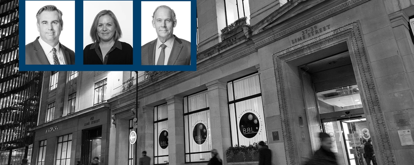 A view of The Club's office in Lime Street, London