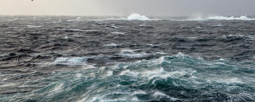 Rough seas off the coast of Norway