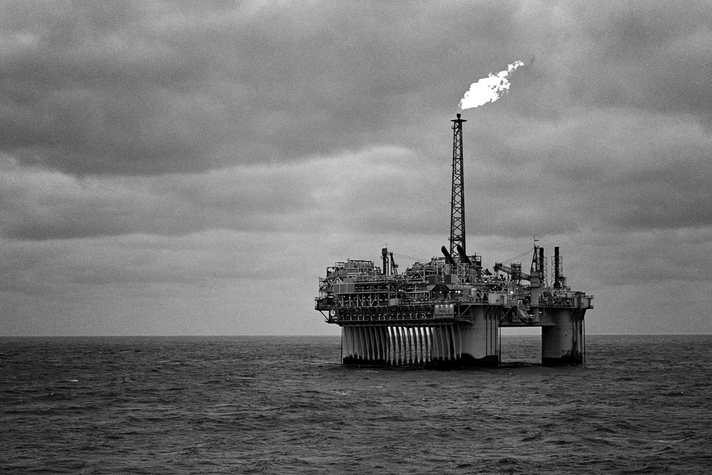 An oil rig