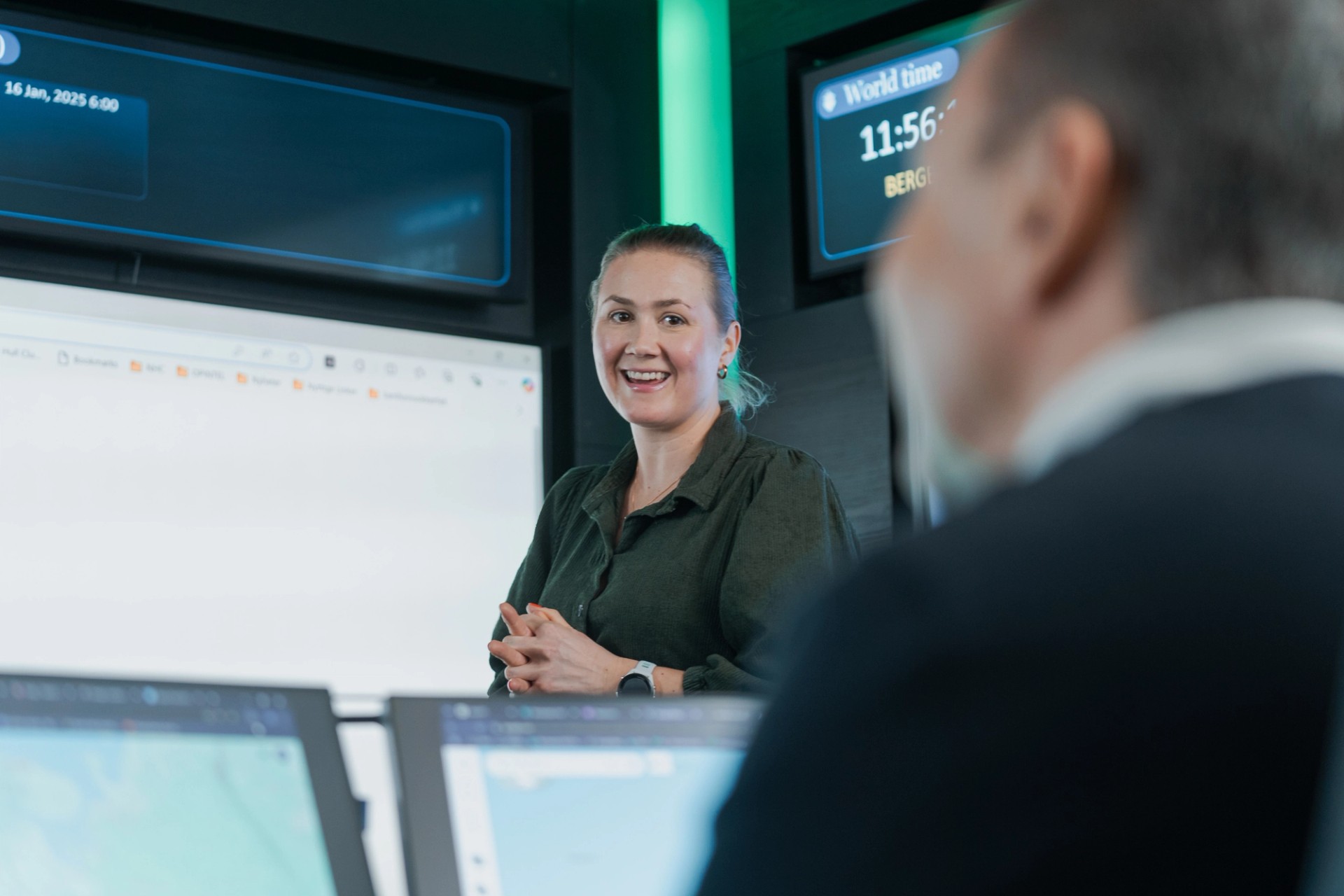 Claims personnel in Situation Room