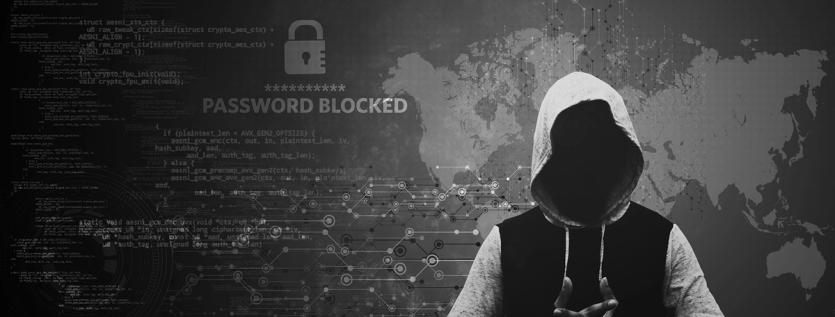 An ominous figure in a hoodie is seen against a backdrop of computer code