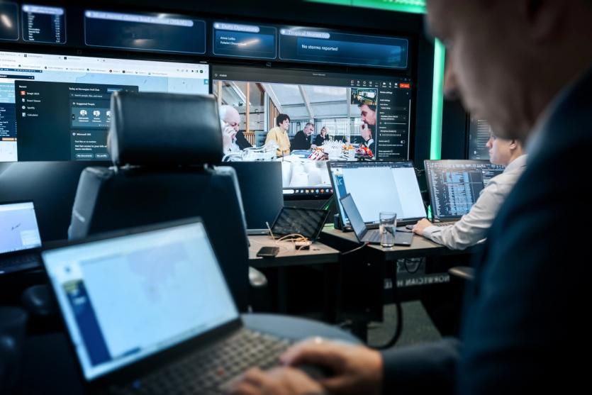 Exercise in the Situation Room Bergen