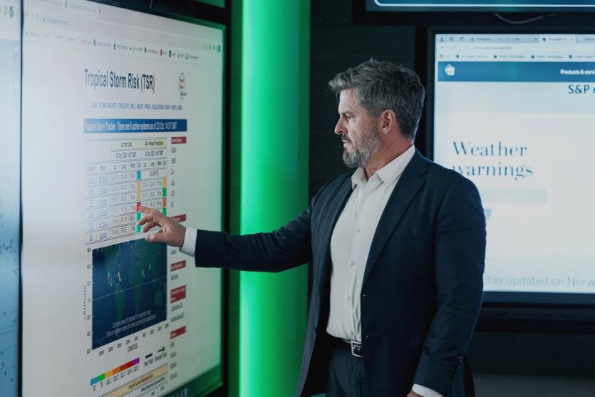 Situations room at Norwegian Hull Club