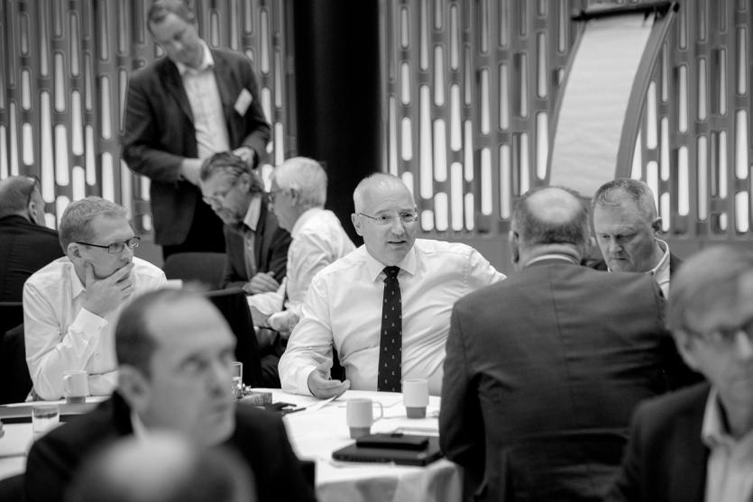 Members of the Loss Prevention Committee in discussion