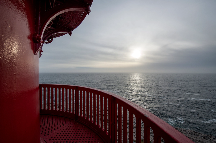 A seascape with the MACN logo