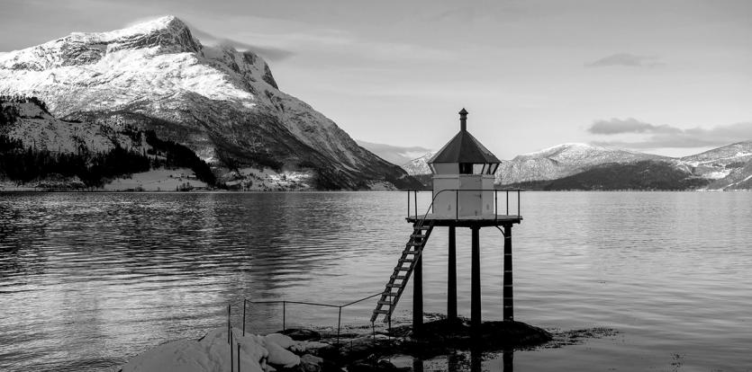 Norwegian fjord landscape