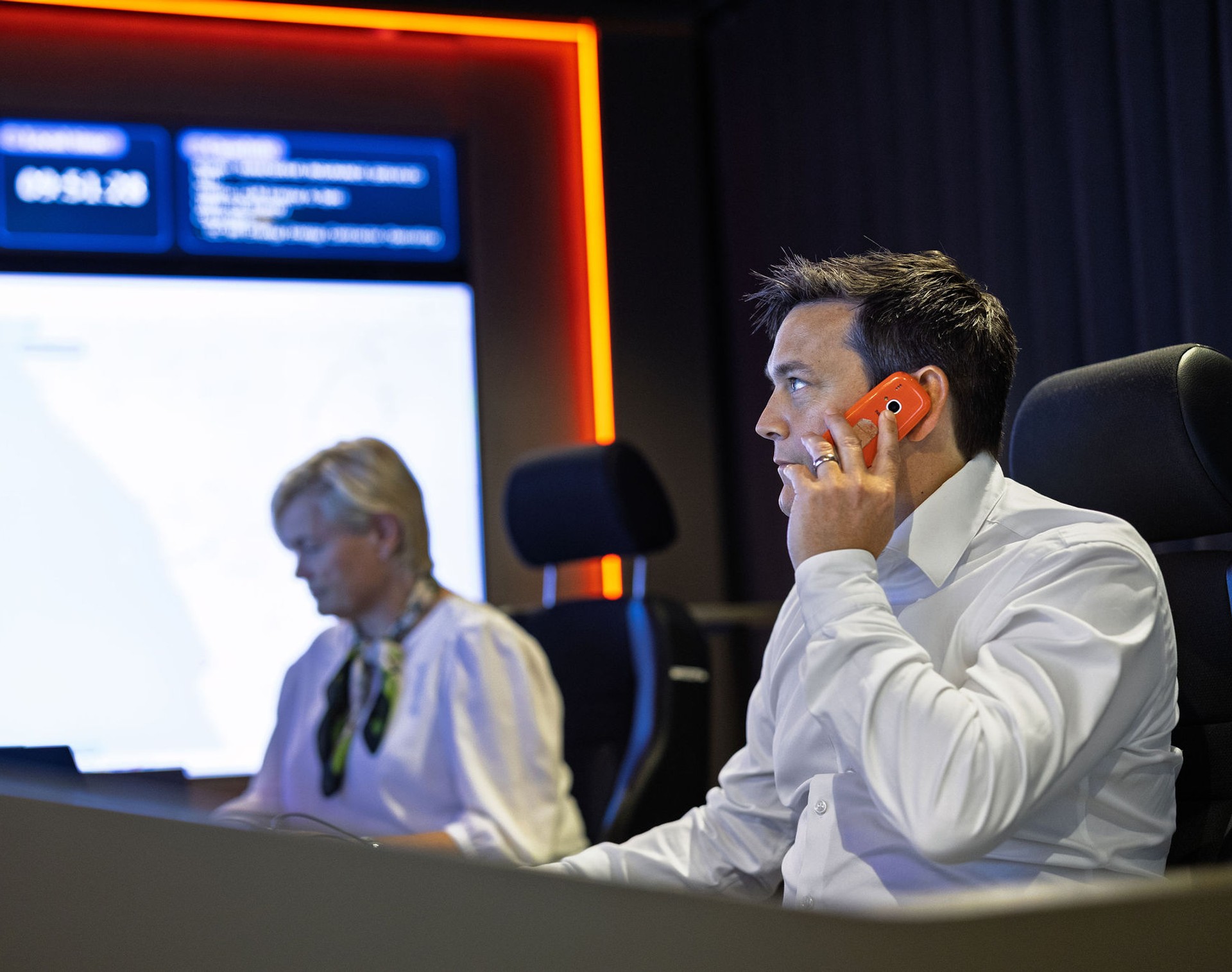 Claims personnel in Situation Room, Oslo