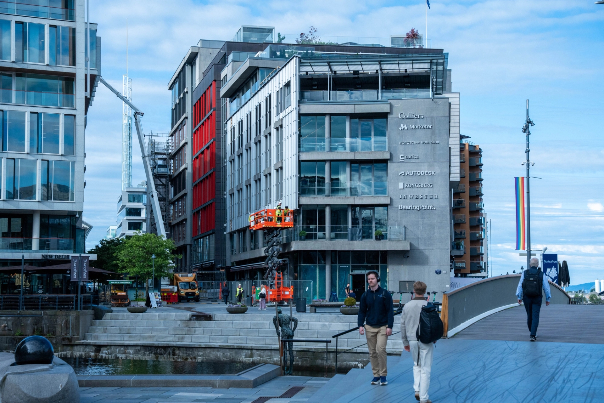A view of the new location in Oslo