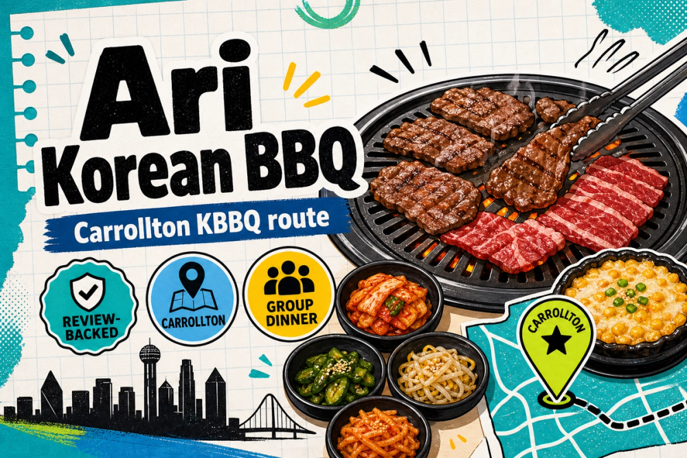 AI-generated editorial cover for Ari Korean BBQ in Dallas-Fort Worth