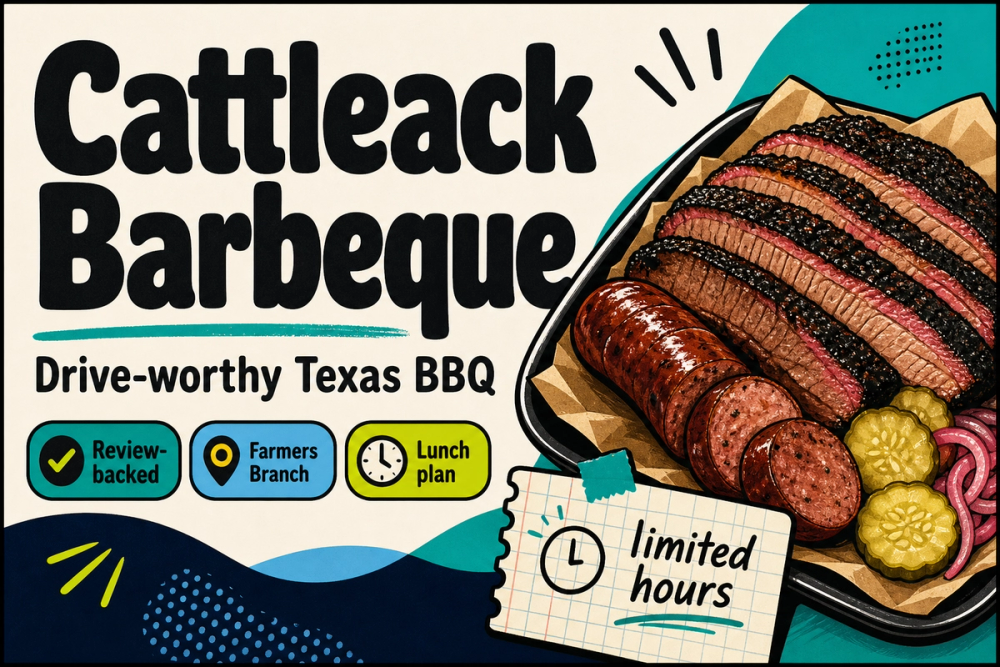 AI-generated editorial cover for Cattleack Barbeque in Dallas-Fort Worth