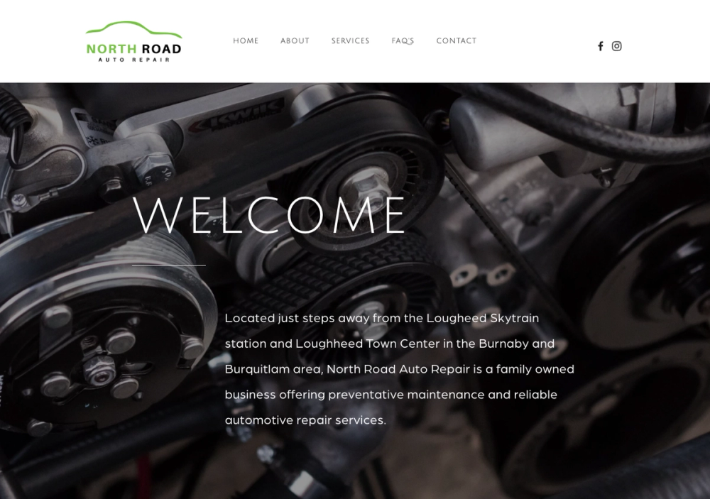 官网首页截图 · 2026-10-26 North Road Auto Repair.. 官网首页截图
