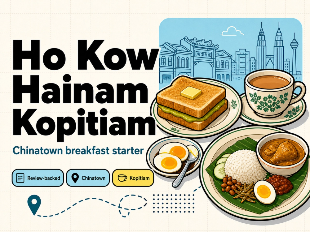 CanTrust cover for Ho Kow Hainam Kopitiam in Chinatown, Kuala Lumpur
