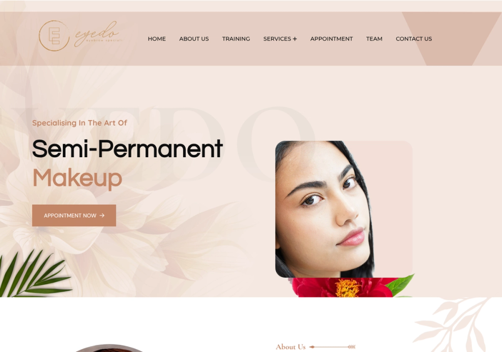 Eyedo Eyebrow Specialist（KL Gateway） 官网首页截图