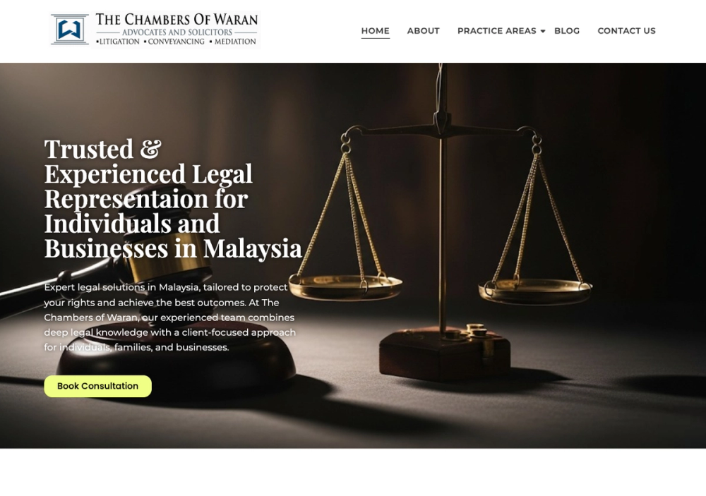 官网首页截图 · 2026-10-21 The Chambers Of Waran 官网首页截图