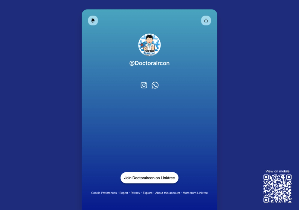 Doctor Aircon Pontianak 官网首页截图
