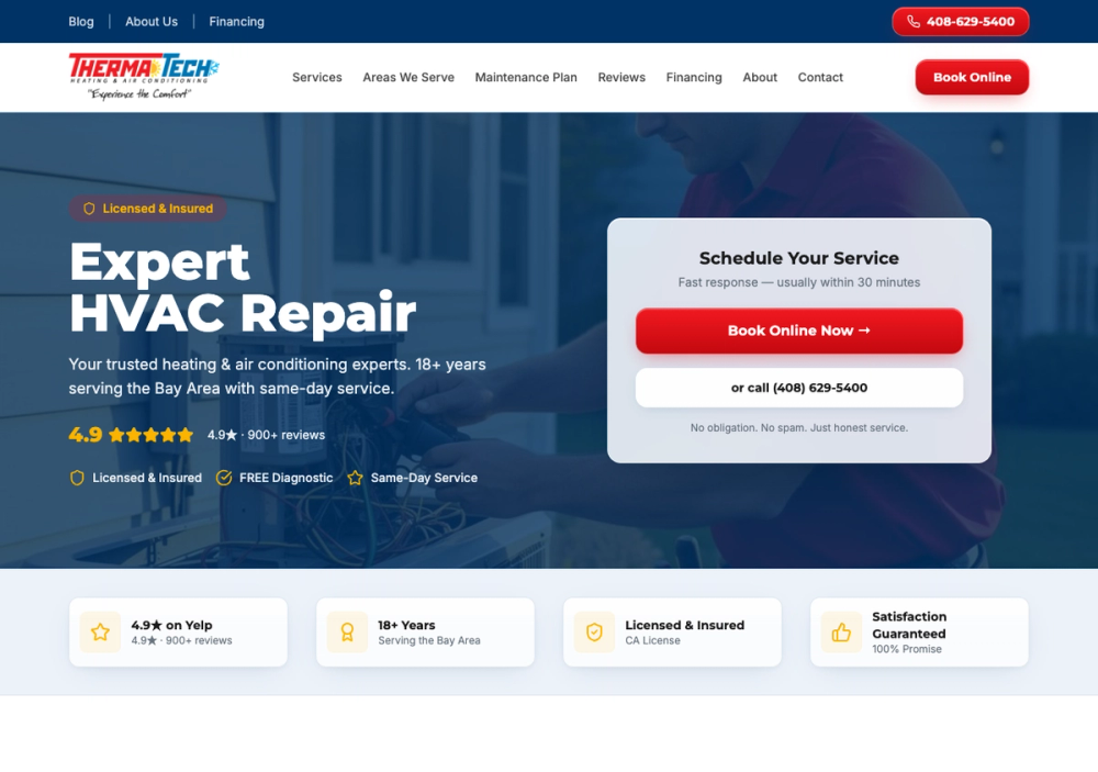 Therma Tech Inc 官网首页截图