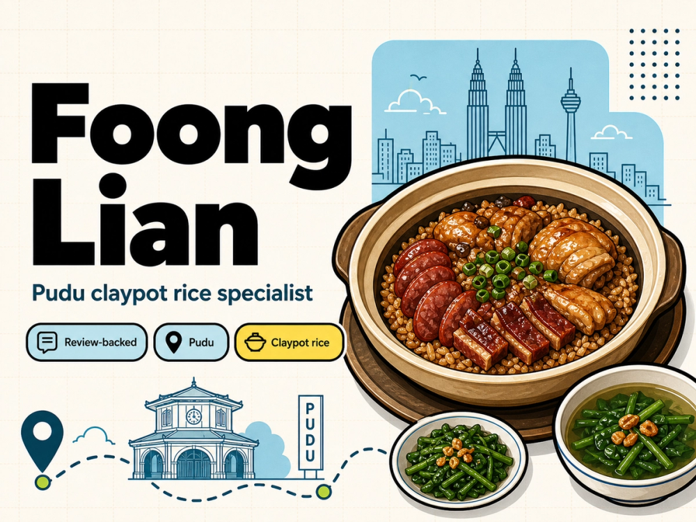 CanTrust cover for Foong Lian claypot rice in Pudu, Kuala Lumpur