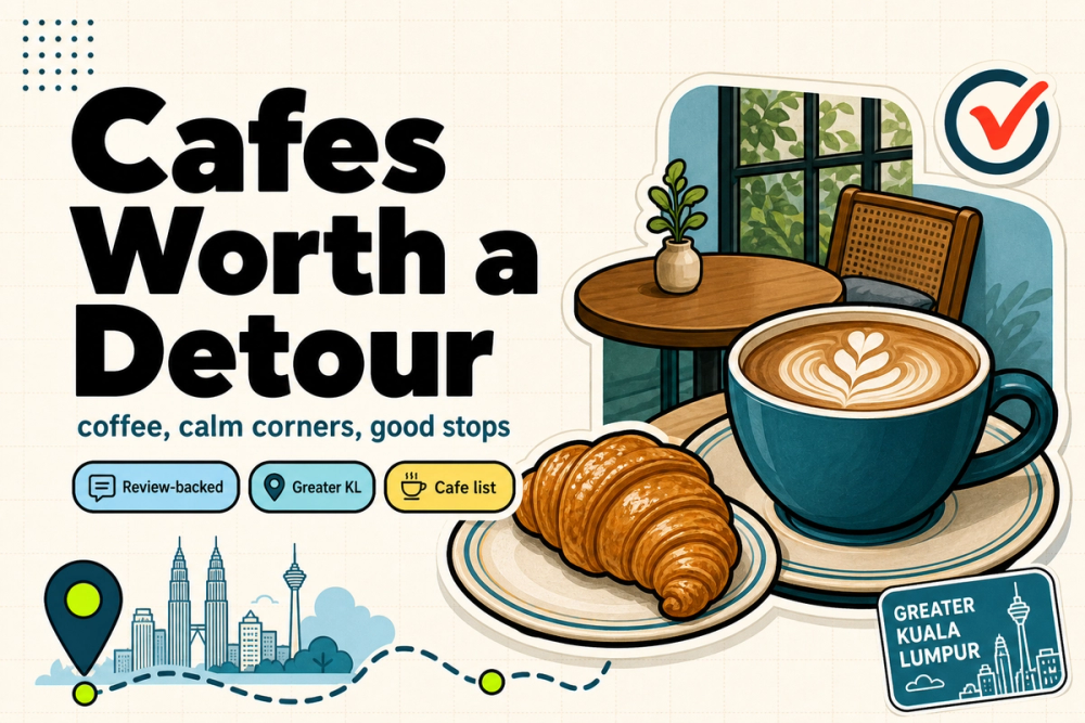 CanTrust collection cover for cafes worth a detour in Greater Kuala Lumpur