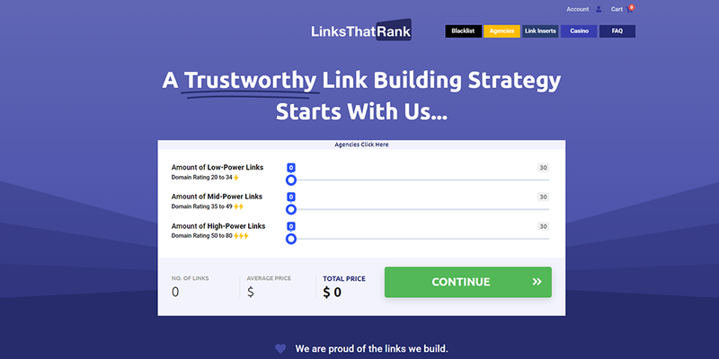 Links that rank homepage