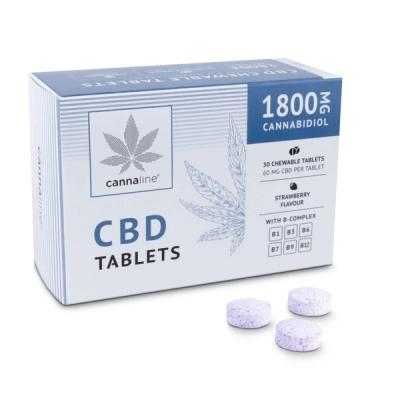 Cannaline CBD B-komplex epres rágótabletta - 1800mg