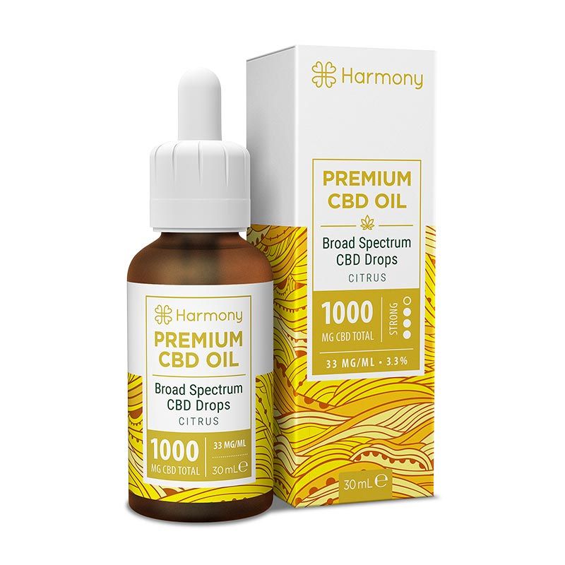 Harmony CBD olajcsepp 1-10% – citrusaroma