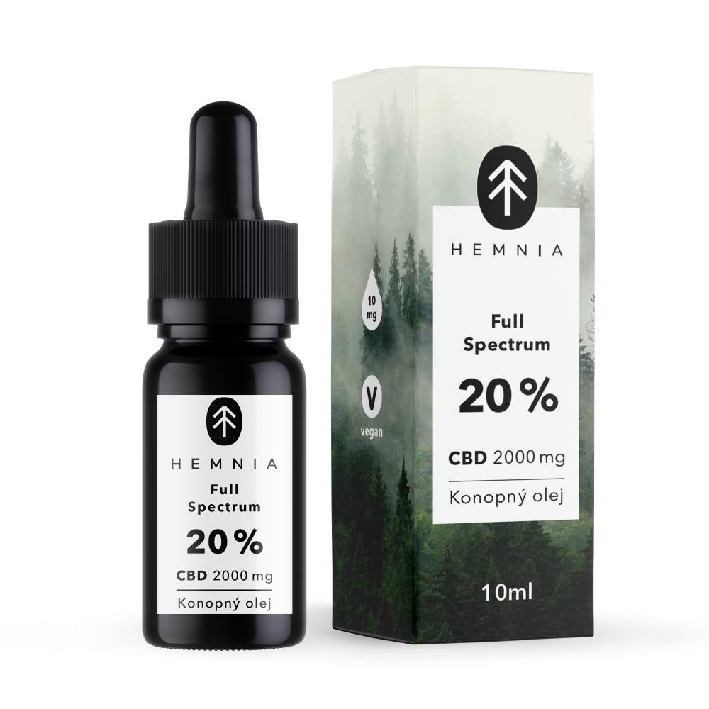 Hemnia teljes spektrumú CBD olaj 20% 2000mg