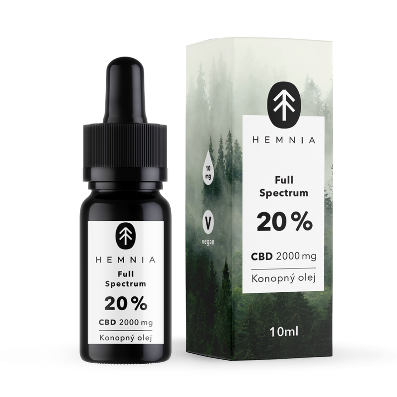 Hemnia teljes spektrumú CBD olaj 20% 2000mg