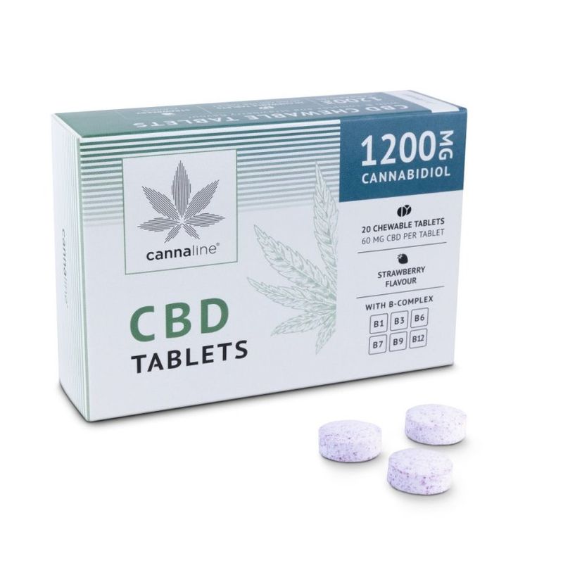 Cannaline CBD B-komplex epres rágótabletta - 1200mg