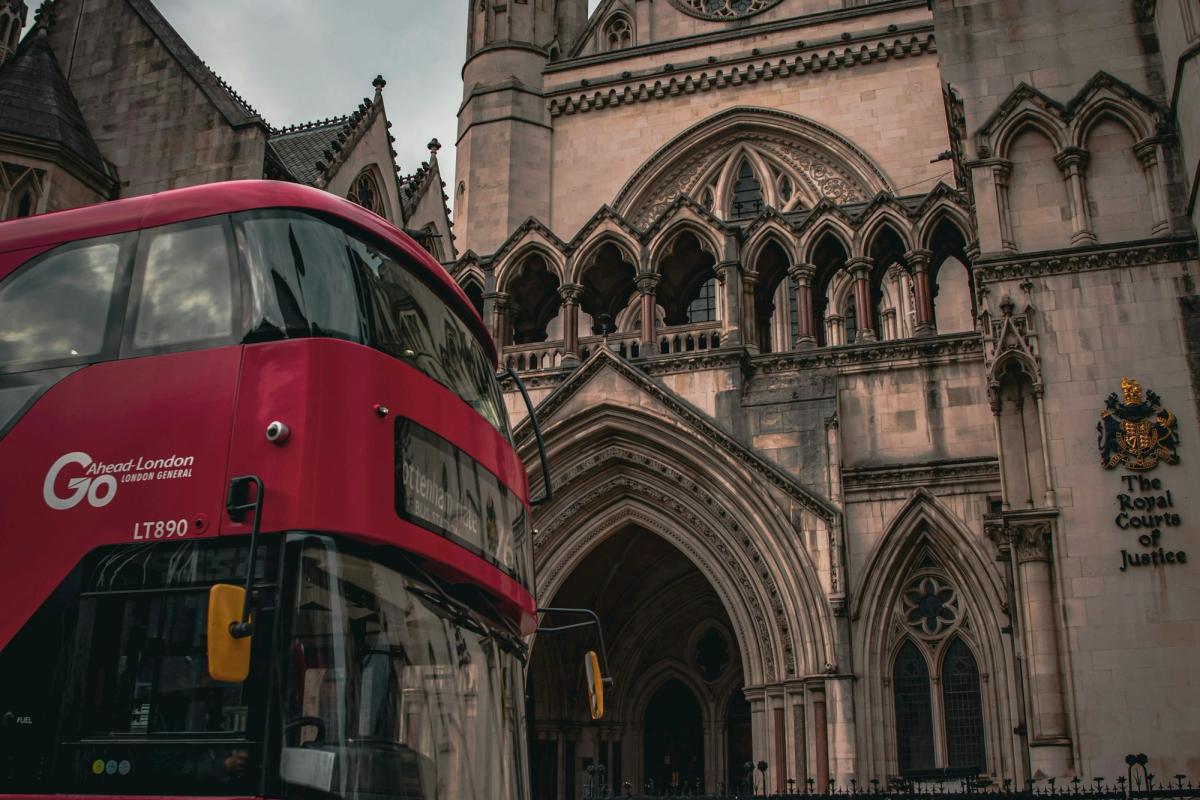 The Royal Courts of Justice on the Strand in London