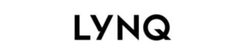 Black LYNQ logo text on a white background