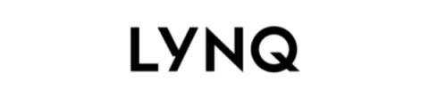 Black LYNQ logo text on a white background