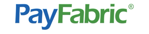 PayFabric logo with blue “Pay” and green “Fabric” text plus registered trademark symbol