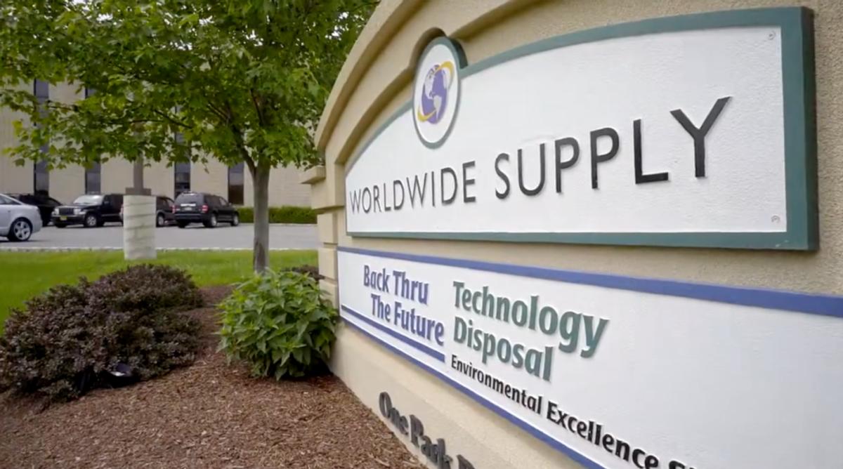Worldwide Supply headquarters entrance sign