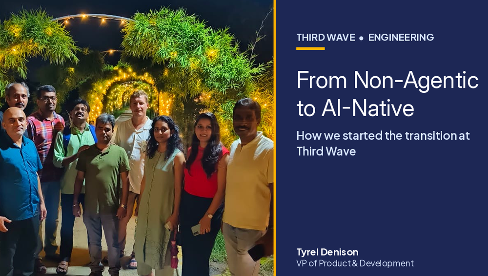 Third Wave team at the three-day AI-native software development workshop