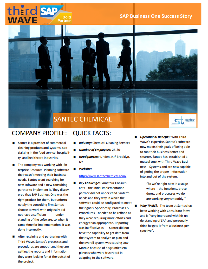 Business professionals with briefcases talking in front of large windows overlooking a city skyline.
