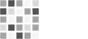 Grid of 5 by 5 squares in varying shades of gray on a white background.