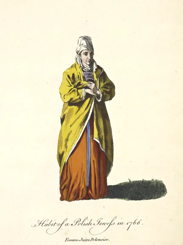 Habit of a Polish Jewess in 1766