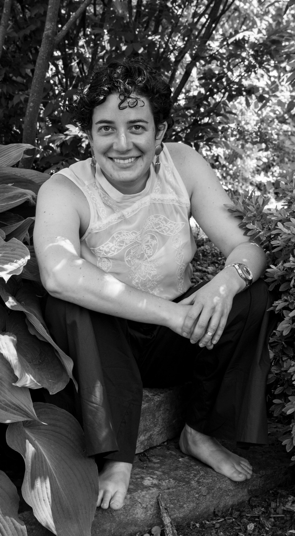 Black and white photo of Elena