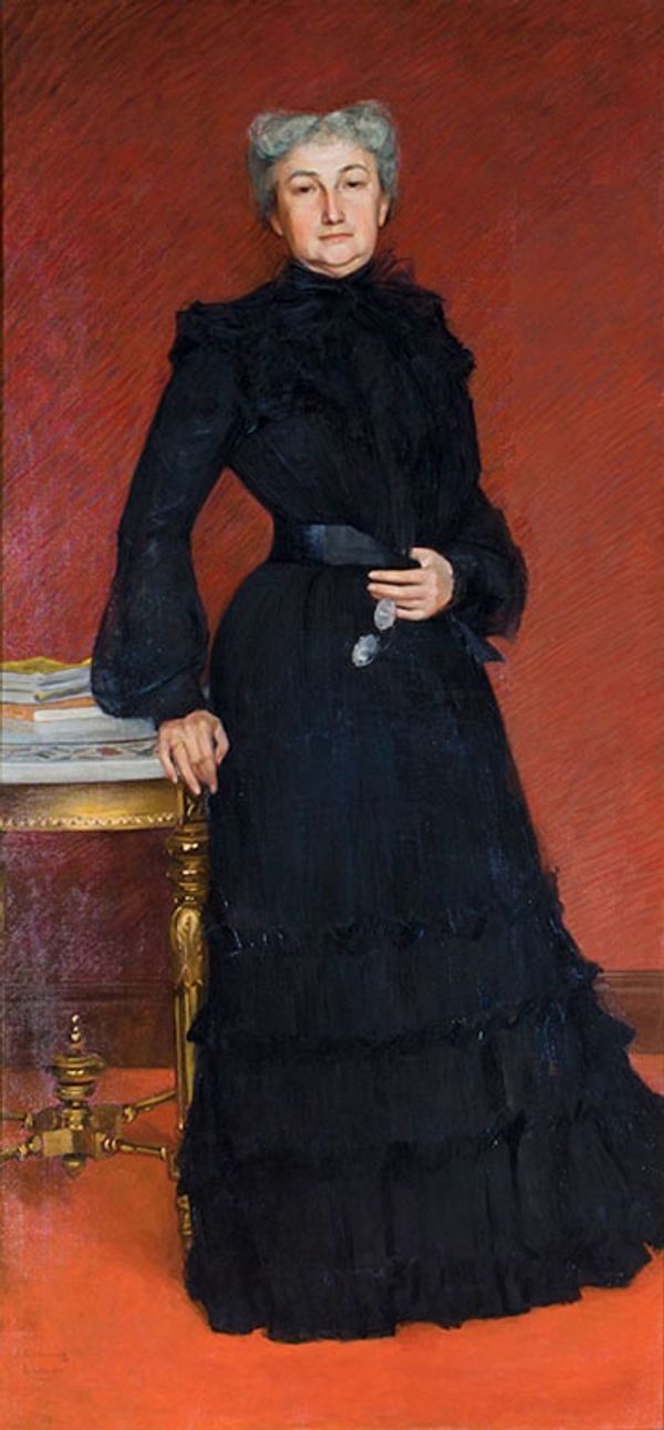 Portret Teresy Silberstein  - Samuel_Hirszenberg - 1902 - Public Domain