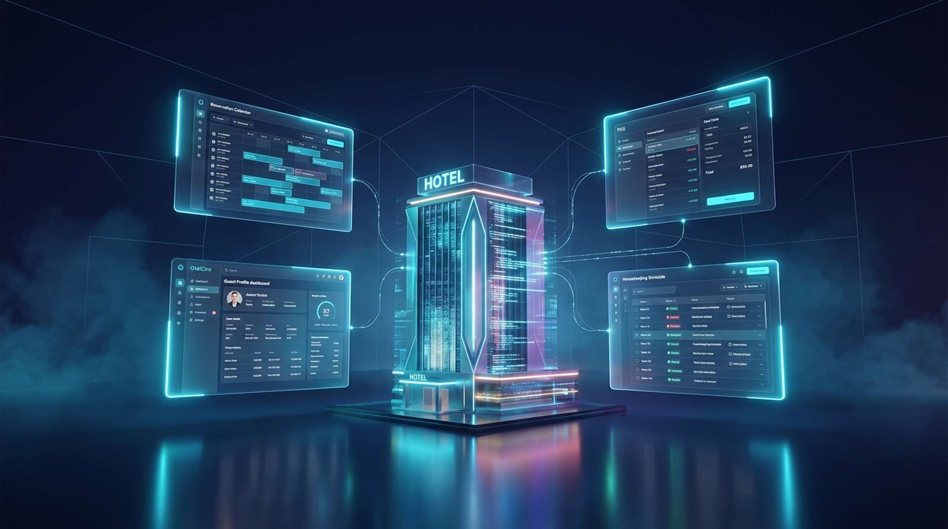 Otel entegre yazılım ekosistemi ve tek noktadan yönetim